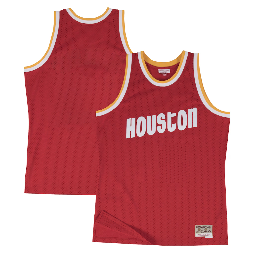 Friene H.Rockets Mitchell & Ness Red 1996-97 Hardwood Classics Swingman Stitched Jerseys