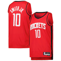 Friene H.Rockets #10 Jabari Smith Jr. Red Swingman Stitched Jerseys - Icon Edition
