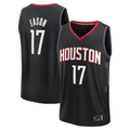 Friene H.Rockets #17 Tari Eason Black Fast Break Replica Player Stitched Jerseys- Statement Edition