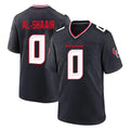 Friene H.Texans #0 Azeez Al-Shaair Player Navy Team Home Game Stitched Jerseys