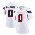 Friene H.Texans #0 Azeez Al-Shaair Player White Home Game Stitched Jerseys