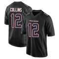 Friene H.Texans #12 Nico Collins Player Black Fashion Home Game Stitched Jerseys