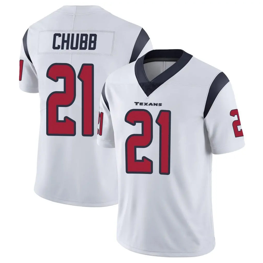 Friene H.Texans #21 Nick Chubb Player White Vapor Limited Stitched Jerseys