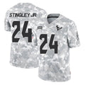 Friene H.Texans #24 Derek Stingley Jr. Player Arctic Camo Salute to Service Limited Stitched Jerseys