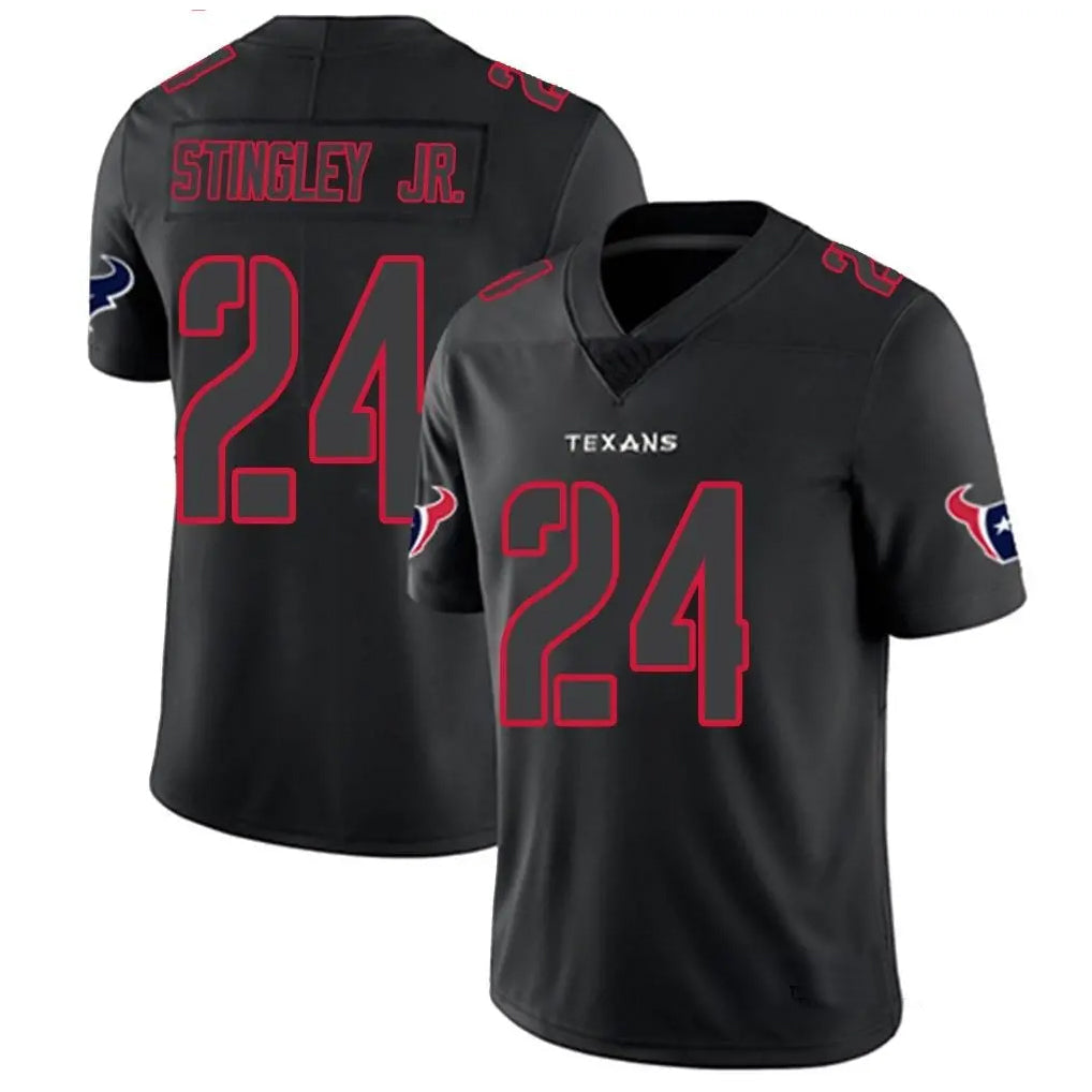Friene H.Texans #24 Derek Stingley Jr. Player Limited Black Impact Stitched Jerseys