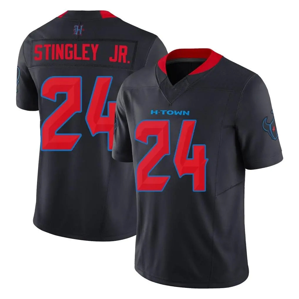 Friene H.Texans #24 Derek Stingley Jr. Player Navy Limited 2nd Alternate Vapor F.U.S.E. Home Game Stitched Jerseys