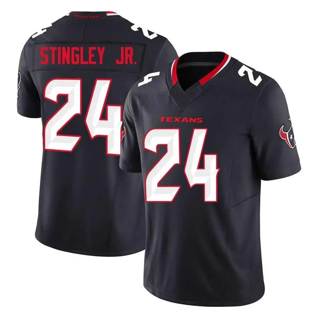 Friene H.Texans #24 Derek Stingley Jr. Player Navy Limited Alternate Vapor F.U.S.E. Home Game Stitched Jerseys