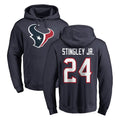 Friene H.Texans #24 Derek Stingley Jr. Player Navy Pro Line Pullover Hoodie Limited Game Stitched Jerseys