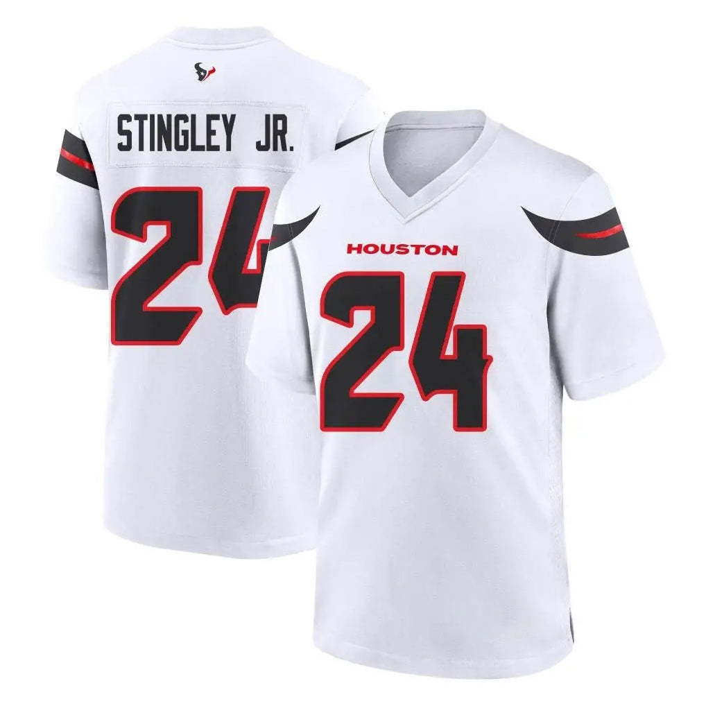 Friene H.Texans #24 Derek Stingley Jr. Player White Home Game Stitched Jerseys