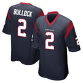 Friene H.Texans #2 Calen Bullock Player Navy Home Game Stitched Jerseys