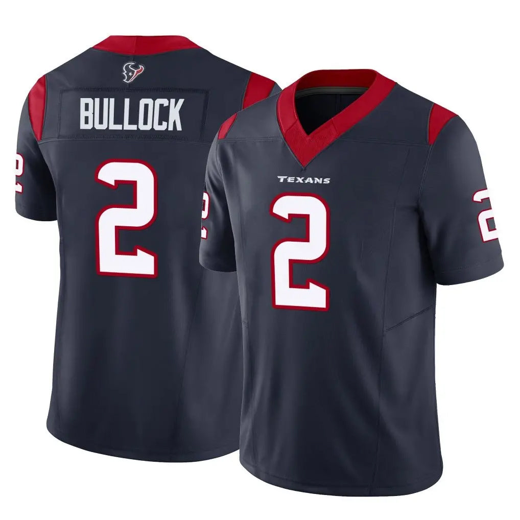 Friene H.Texans #2 Calen Bullock Player Navy Limited Vapor F.U.S.E. Home Game Stitched Jerseys