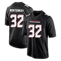 Friene H.Texans #32 David Montgomery Player Carbon Black Fashion Home Game Stitched Jerseys