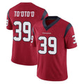 Friene H.Texans #39 Henry To'oTo'o Player Red Limited Vapor Untouchable Home Game Stitched Jerseys