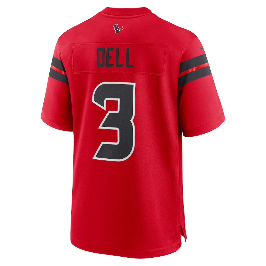 Friene H.Texans #3 Tank Dell Red Alternate Game Stitched Jerseys