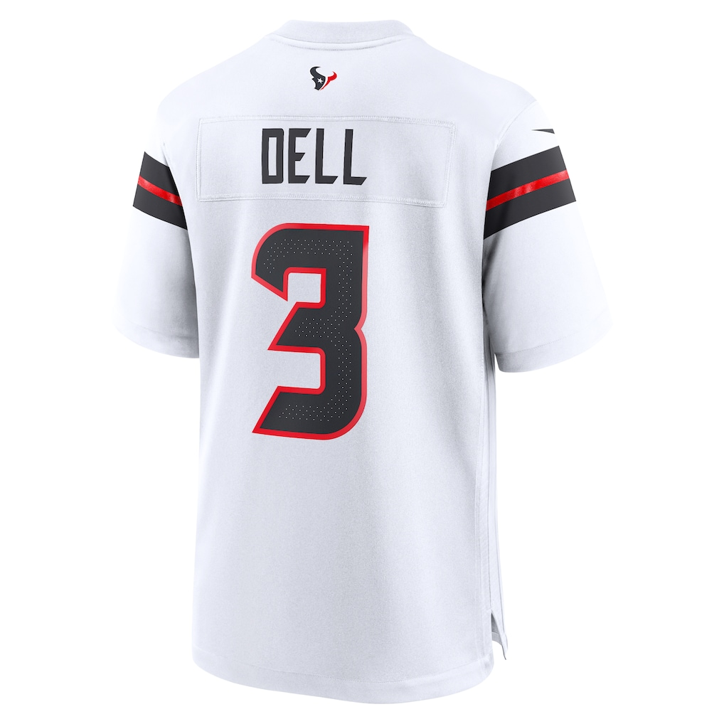 Friene H.Texans #3 Tank Dell White Game Stitched Jerseys