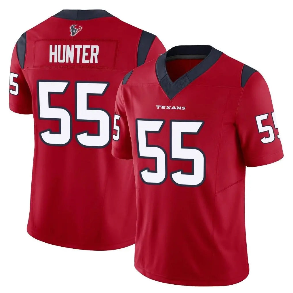 Friene H.Texans #55 Danielle Hunter Player Red Limited Vapor Untouchable Home Game Stitched Jerseys