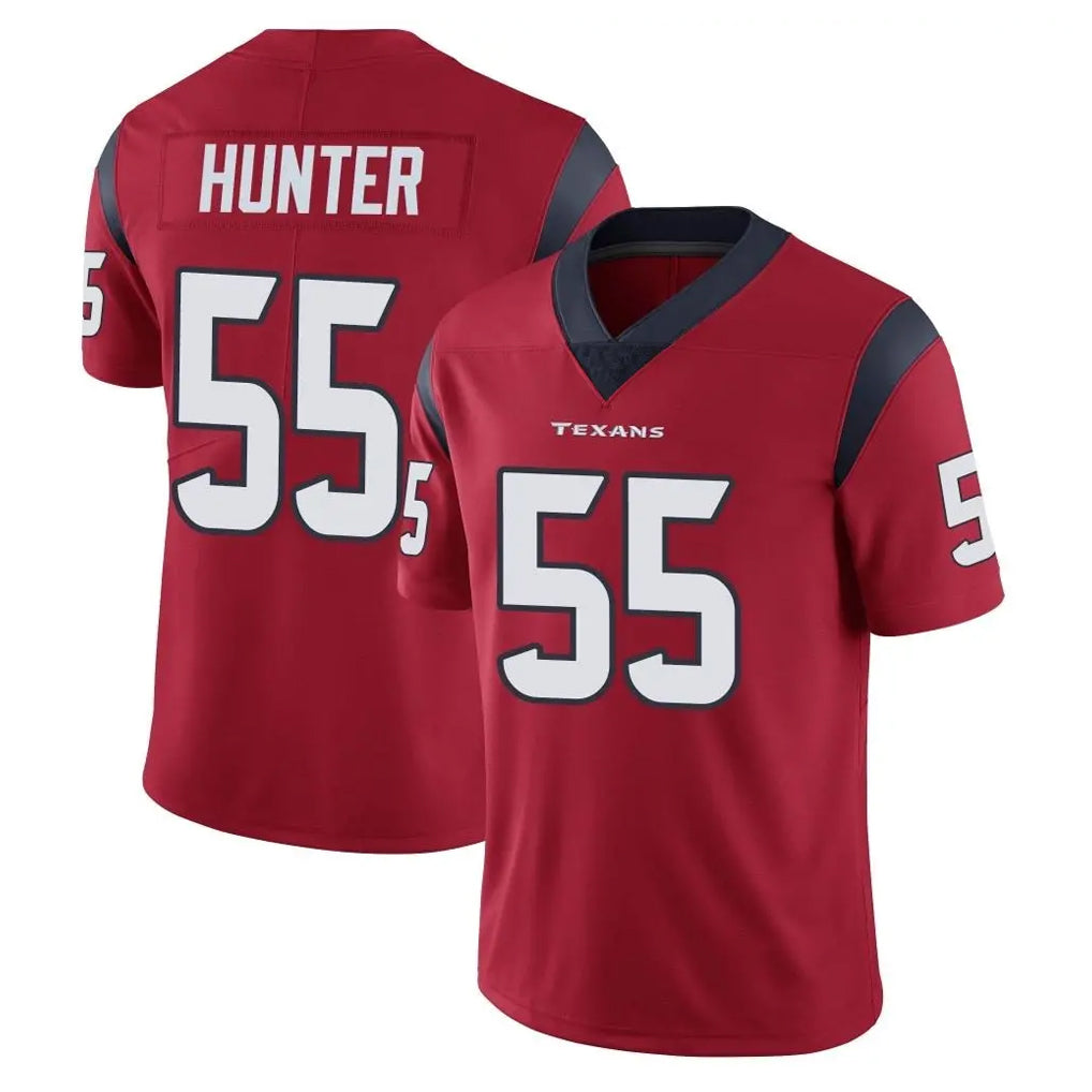 Friene H.Texans #55 Danielle Hunter Player Red Limited Vapor Untouchable Home Game Stitched Jerseys