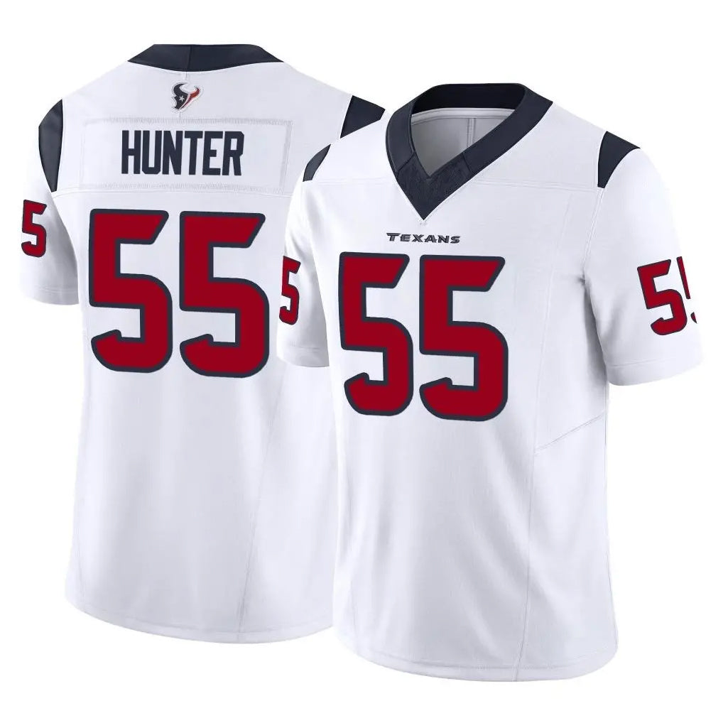 Friene H.Texans #55 Danielle Hunter Player White Limited Vapor F.U.S.E. Home Game Stitched Jerseys