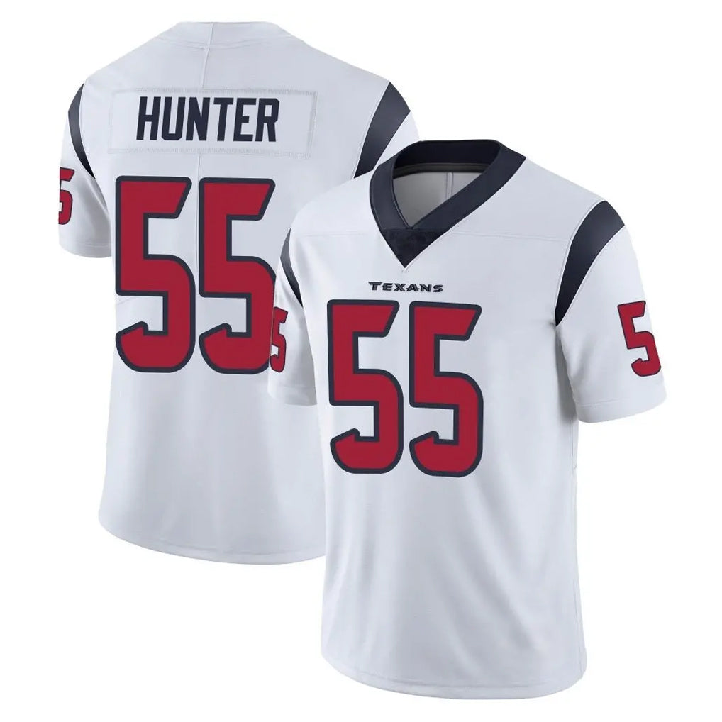 Friene H.Texans #55 Danielle Hunter Player White Limited Vapor Untouchable Home Game Stitched Jerseys