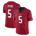 Friene H.Texans #5 Jalen Pitre Player Red Limited Vapor Untouchable Home Game Stitched Jerseys