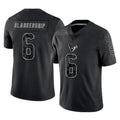 Friene H.Texans #6 Reed Blankenship Player Black Reflective Limited Game Stitched Jerseys