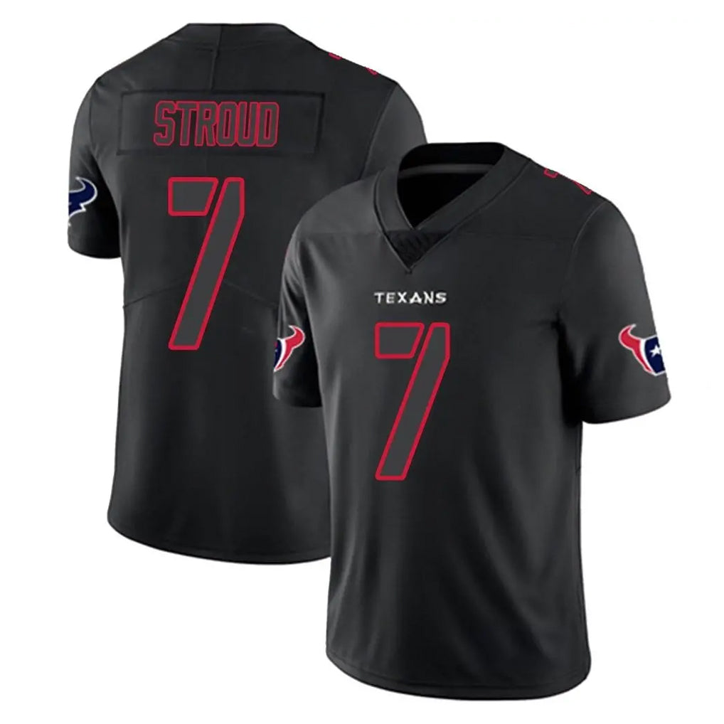 Friene H.Texans #7 CJ Stroud Player Black Impact Limited Game Stitched Jerseys