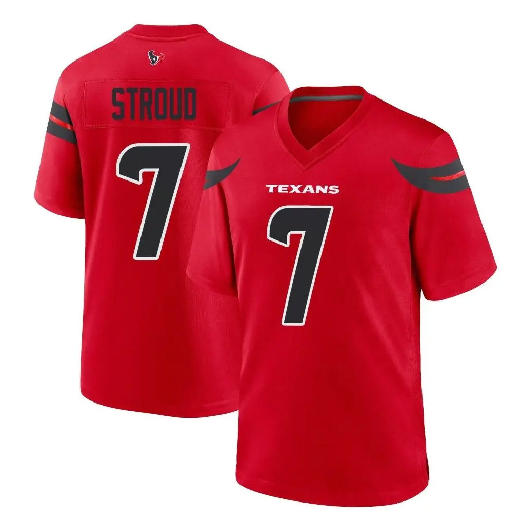 Friene H.Texans #7 CJ Stroud Player Red Alternate Home Game Stitched Jerseys