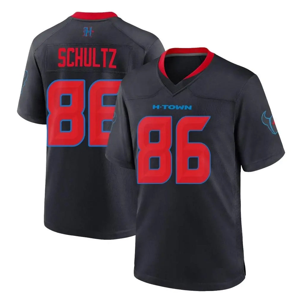 Friene H.Texans #86 Dalton Schultz Player Navy 2nd Alternate Home Game Stitched Jerseys