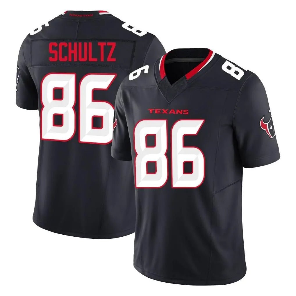 Friene H.Texans #86 Dalton Schultz Player Navy Limited Alternate Vapor F.U.S.E. Home Game Stitched Jerseys