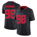 Friene H.Texans #98 Sheldon Rankins Player Navy Limited 2nd Alternate Vapor F.U.S.E. Home Game Stitched Jerseys