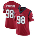 Friene H.Texans #98 Sheldon Rankins Player Red Limited Vapor Untouchable Home Game Stitched Jerseys