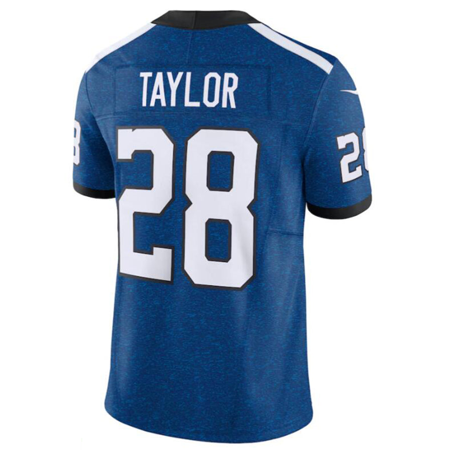 Friene IN.Colts #28 Jonathan Taylor Blue Vapor F.U.S.E. Limited Jersey American Stitched  Jerseys