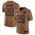 Friene IN.Colts #28 Jonathan Taylor Brown 2023 Salute To Service Limited Jersey Stitched Jerseys