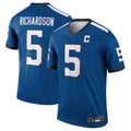 Friene IN.Colts #5 Anthony Richardson Royal Alternate Legend Jersey American Stitched Jerseys