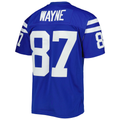 Friene I.Colts #87 Reggie Wayne Mitchell & Ness Royal Legacy Replica Puhic Game Stitched Jerseys