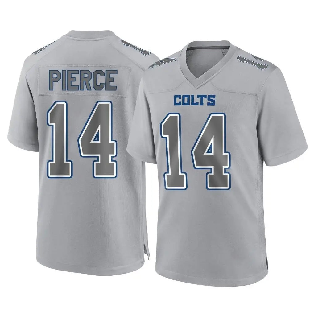 Friene IN.Colts #14 Alec Pierce Player Gray Atmosphere Fashion Home Game Stitched Jerseys