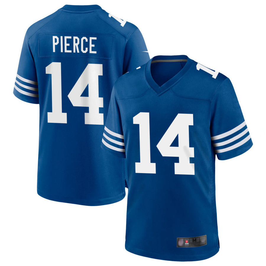 Friene IN.Colts #14 Alec Pierce Player Royal Limited Game Stitched Jerseys