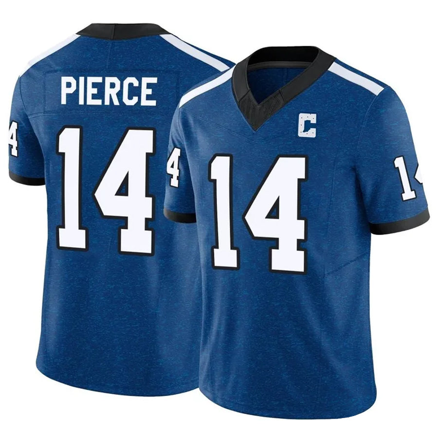 Friene IN.Colts #14 Alec Pierce Player Royal Vapor F.U.S.E. Limited Stitched Jerseys
