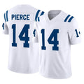 Friene IN.Colts #14 Alec Pierce Player White Limited Vapor F.U.S.E. Home Game Stitched Jerseys