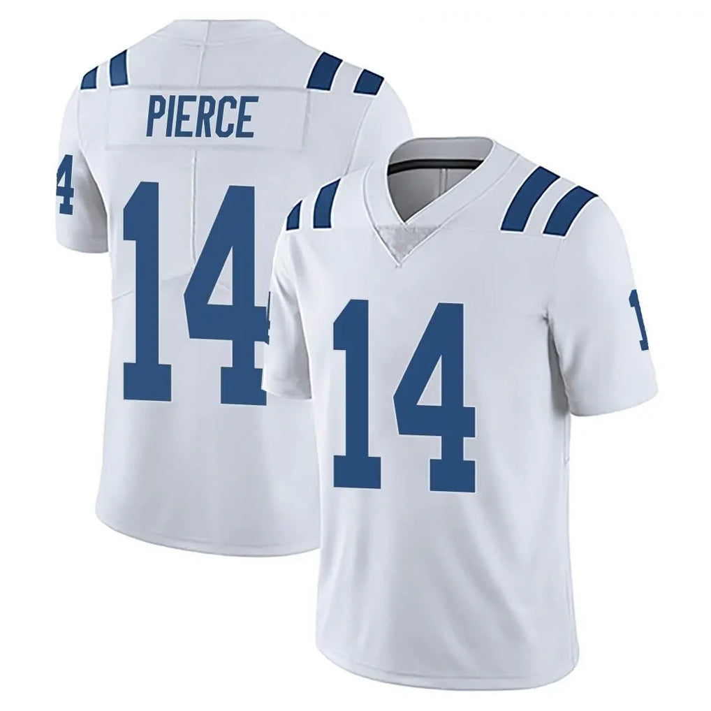 Friene IN.Colts #14 Alec Pierce Player White Limited Vapor Untouchable Home Game Stitched Jerseys