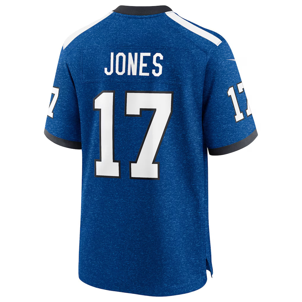 Friene IN.Colts #17 Daniel Jones Player Alternate 2 Indiana Nights Game Stitched Jerseys
