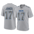 Friene IN.Colts #17 Daniel Jones Player Gray Atmosphere Fashion Home Game Stitched Jerseys