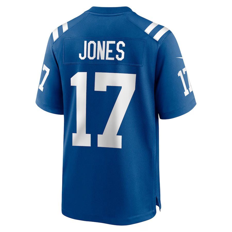 Friene IN.Colts #17 Daniel Jones Player Royal Home Game Stitched Jerseys