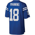 Friene IN.Colts #18 Peyton Manning Mitchell & Ness Royal Big & Tall Retired Player Replica Stitched Jerseys