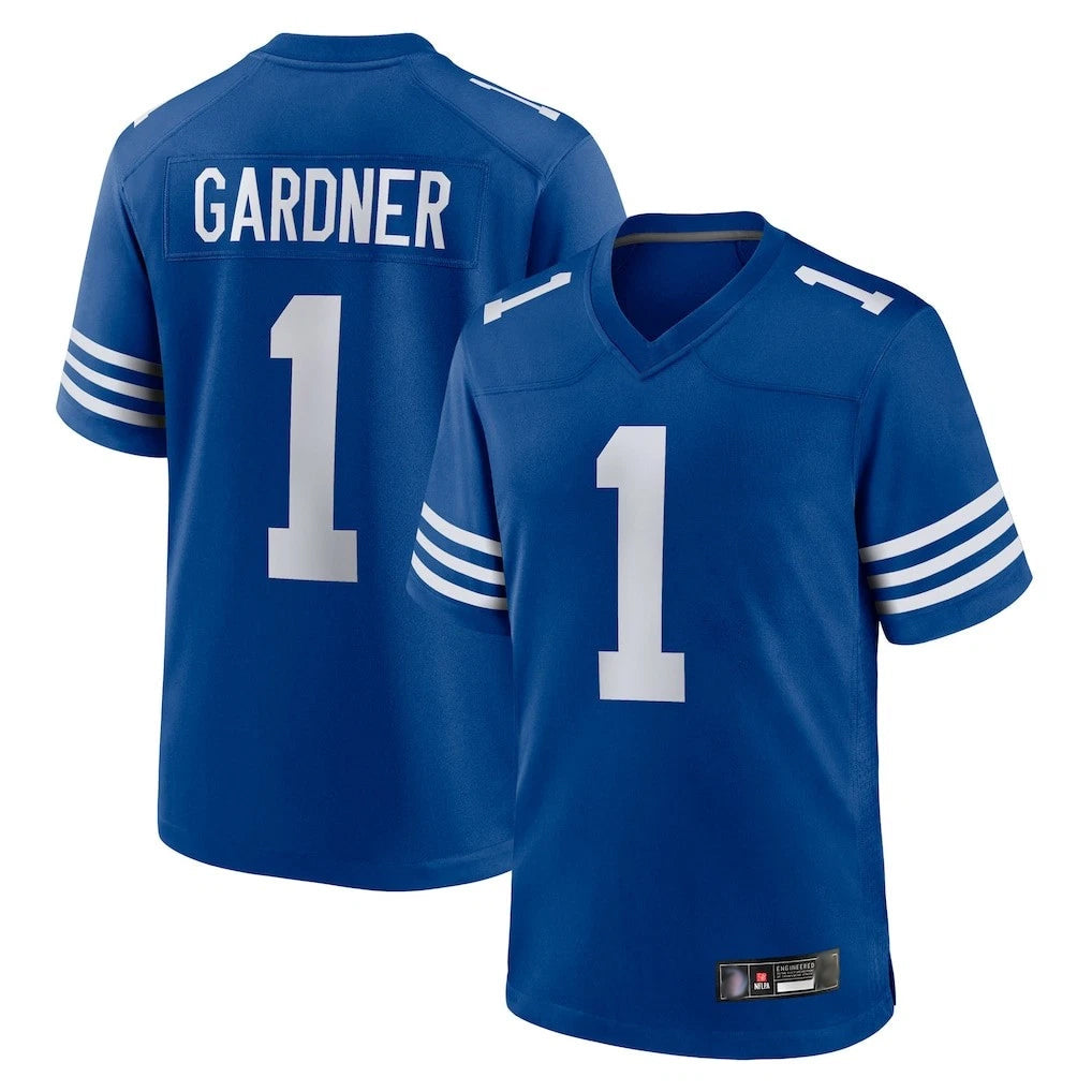 Friene IN.Colts #1 Sauce Gardner Player Royal Limited Home Game Stitched Jerseys