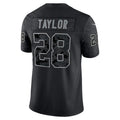 Friene IN.Colts #28 Jonathan Taylor Player RFLCTV Limited Black Stitched Jerseys