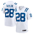 Friene IN.Colts #28 Jonathan Taylor Player White Home Game Stitched Jerseys