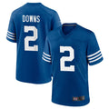 Friene IN.Colts #2 Josh Downs Bynum Player Royal Limited Home Game Stitched Jerseys