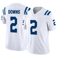 Friene IN.Colts #2 Josh Downs Player White Limited Vapor F.U.S.E. Home Game Stitched Jerseys