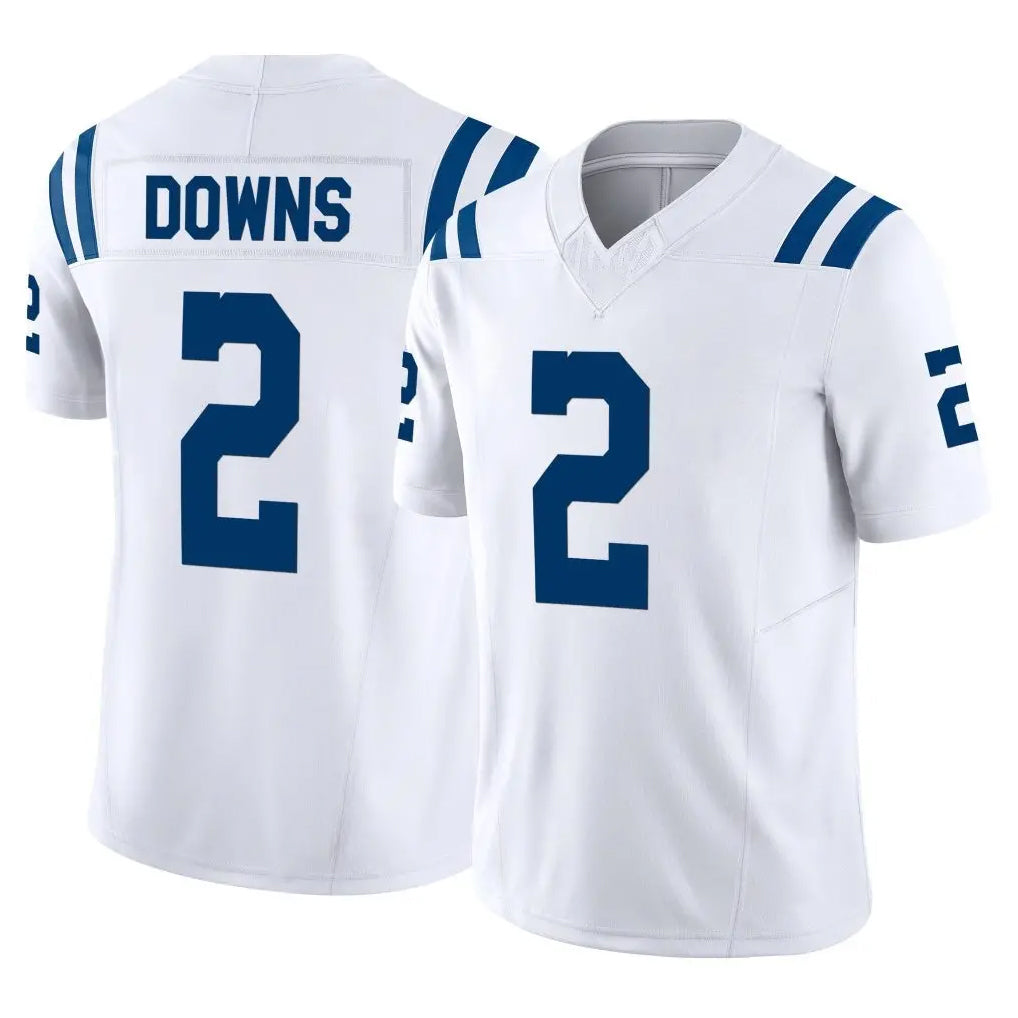 Friene IN.Colts #2 Josh Downs Player White Limited Vapor F.U.S.E. Home Game Stitched Jerseys